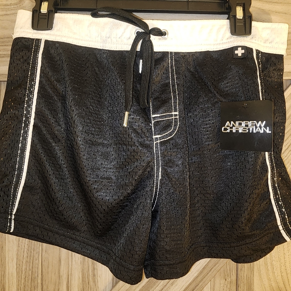 Andrew Christian Mesh Swim Trunks Medium